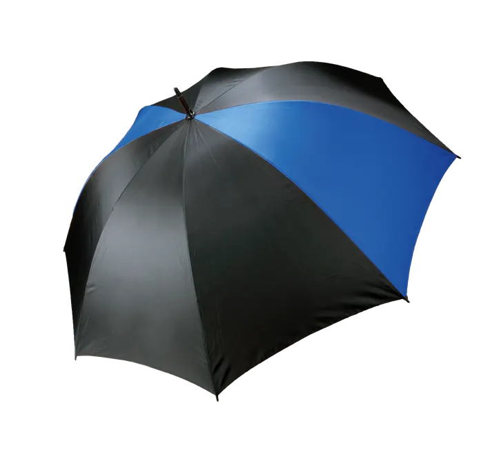 Sturmfester Regenschirm Black / Royal Blue