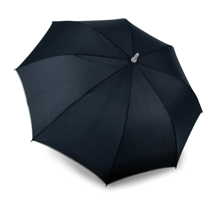 Automatik-Regenschirm Navy / Snow Grey