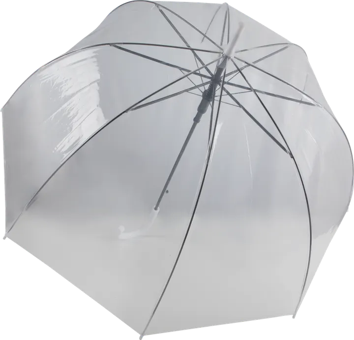 Transparenter Regenschirm White