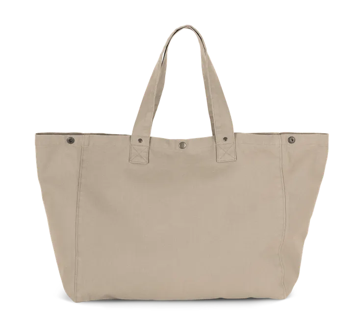 Shoppingtasche aus ausgewaschener Baumwolle Washed Natural