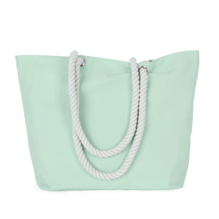 Tote Bag im Marinestil Washed Misty Green