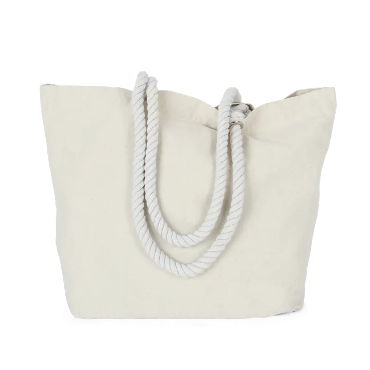 Tote Bag im Marinestil Washed Natural