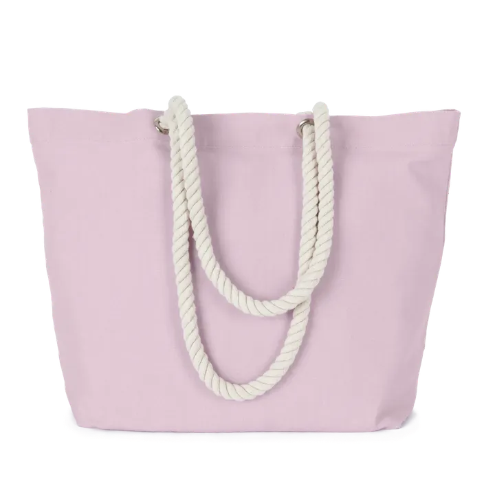 Tote Bag im Marinestil Washed Parma Pink
