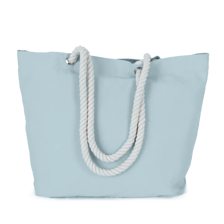 Tote Bag im Marinestil Washed Pearl Blue