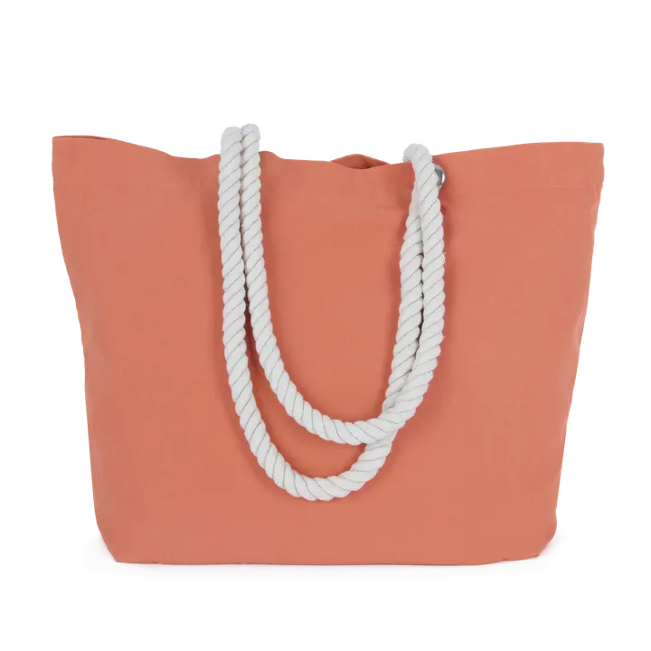 Tote Bag im Marinestil Washed Tawny Orange