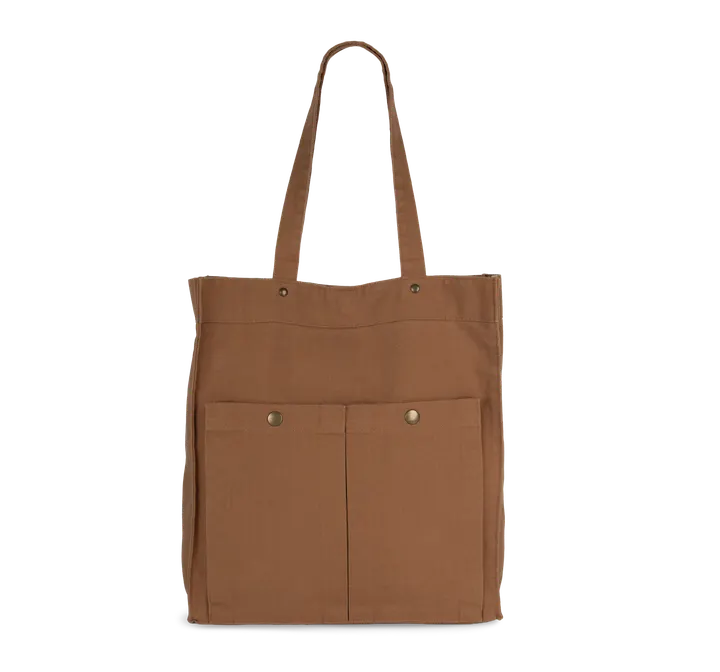 Sac à main à double poche frontale Washed Cinnamon