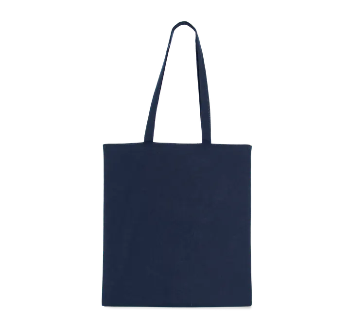 Shopper bag long handles Navy