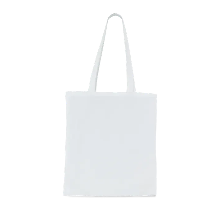 Shopper bag long handles White