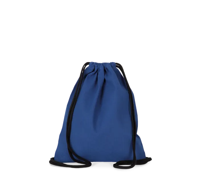 Kleiner recycelter Rucksack mit Kordelzugverschluss – Kindermodell Deep Water