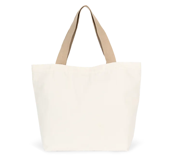 Große Shoppingtasche mit flachem Boden Ecume / Hemp