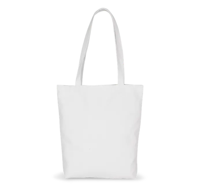 Recycelte Tasche im Cabas-Stil „K-loop Project“ White Jhoot