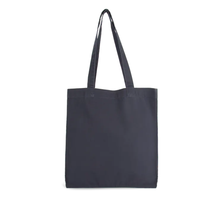 Tote bag avec fond et soufflet Washed Navy
