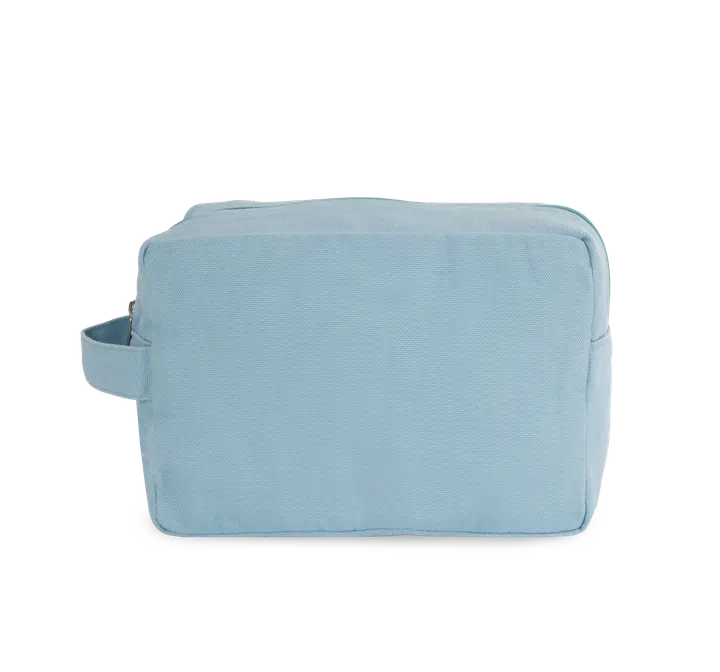 Trousse de toilette en coton biologique Washed Dream Blue