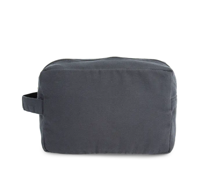 Trousse de toilette en coton biologique Washed Navy