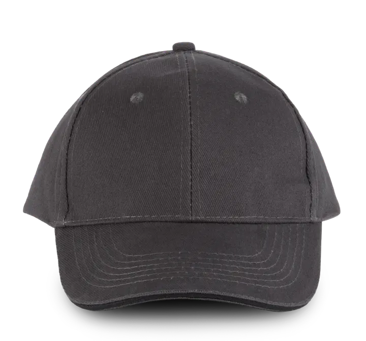 Orlando - casquette 6 panneaux Dark Grey / Black