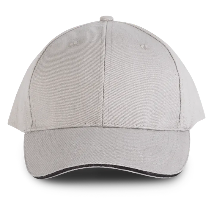 Orlando - casquette 6 panneaux Light Grey / Dark Grey