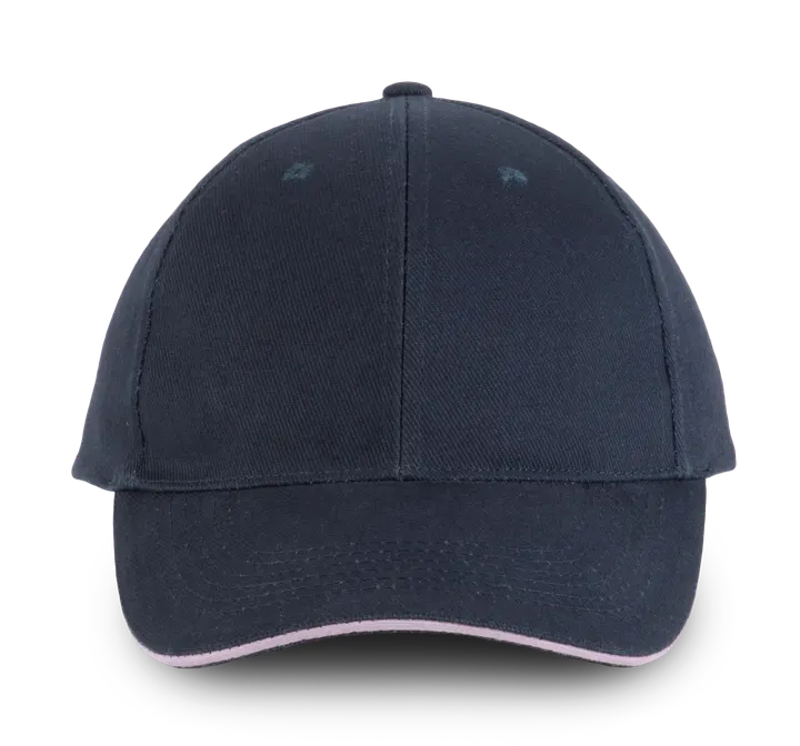 Orlando - casquette 6 panneaux Navy / Pink