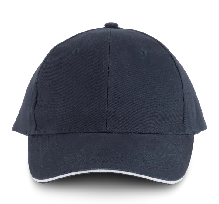 Orlando - casquette 6 panneaux Navy / White
