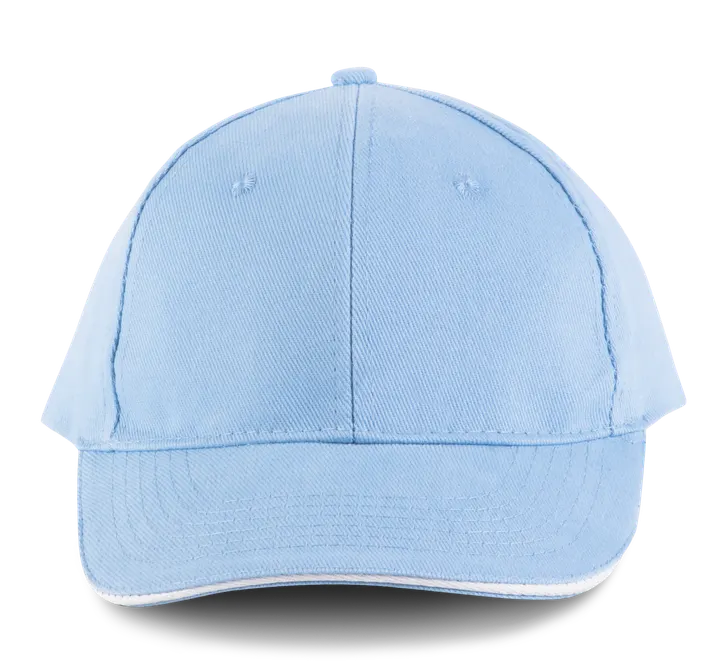 Orlando - casquette 6 panneaux Sky Blue / White