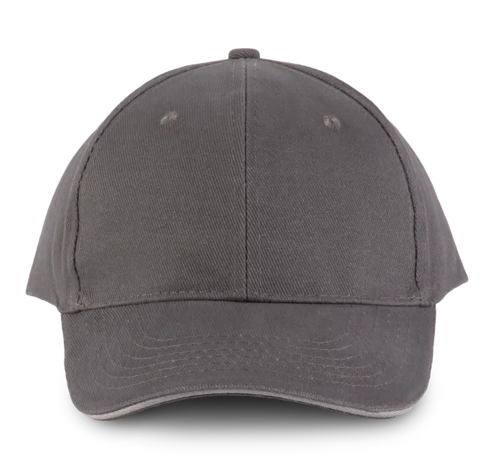 Orlando - casquette 6 panneaux Slate Grey / Light Grey