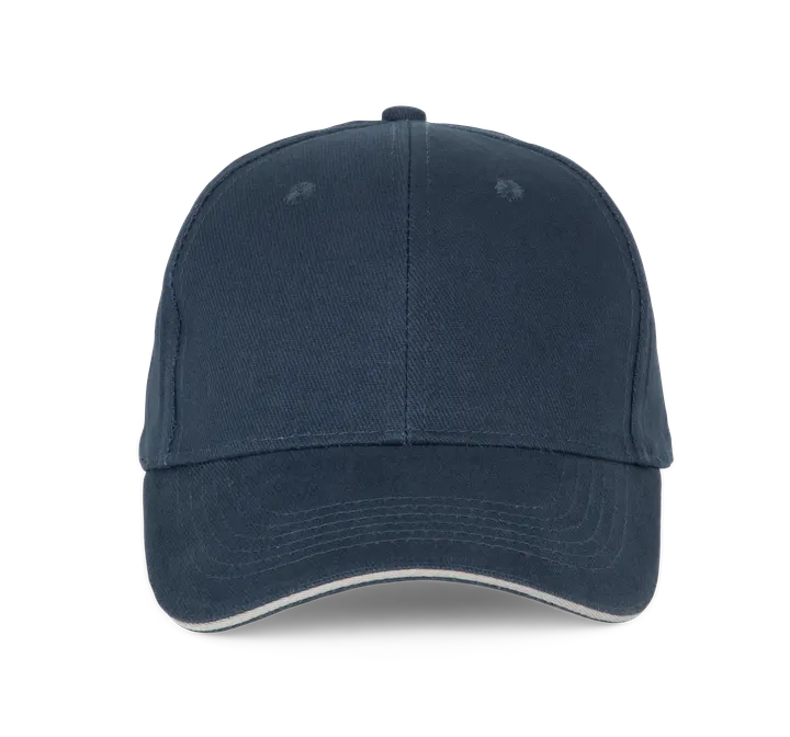 Orlando - casquette 6 panneaux Twilight Blue / Light Grey