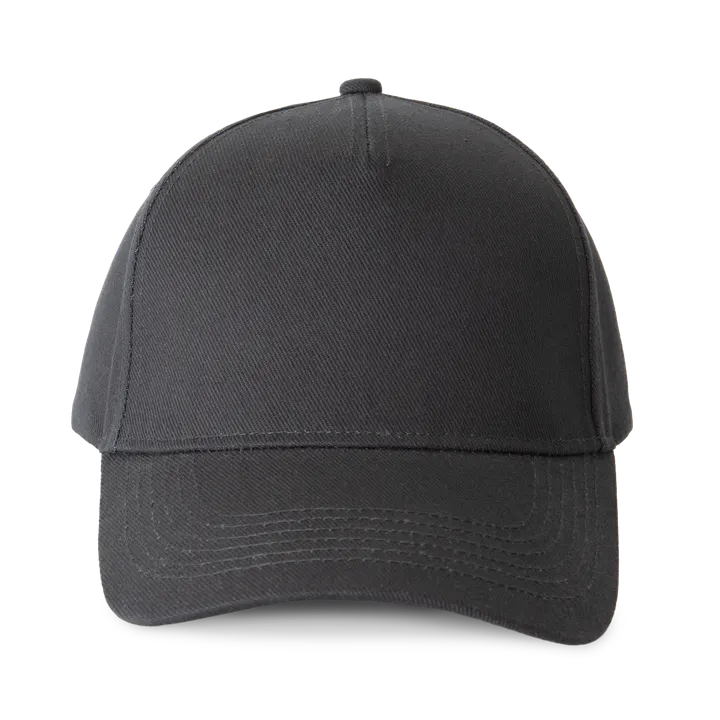 5-Panel-Kappe Black