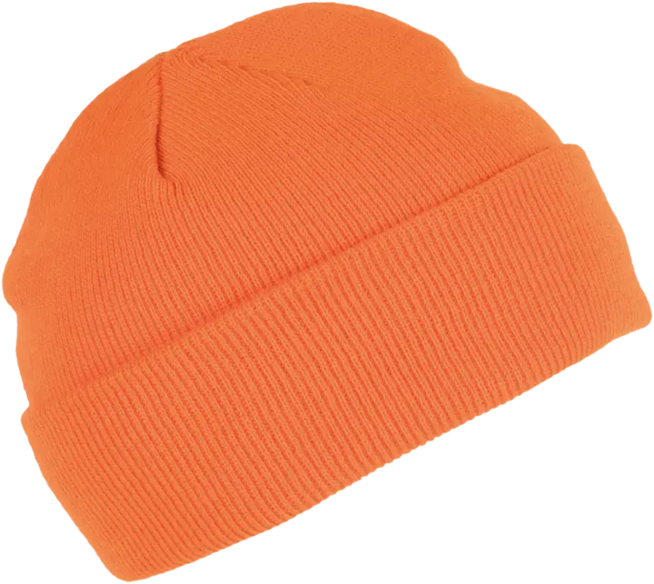 Bonnet tricoté Orange