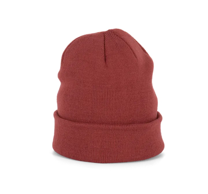 Bonnet tricoté Terracotta Red