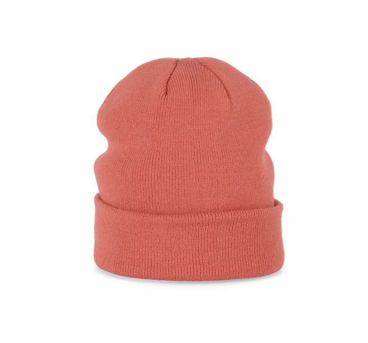 Bonnet tricoté True Coral