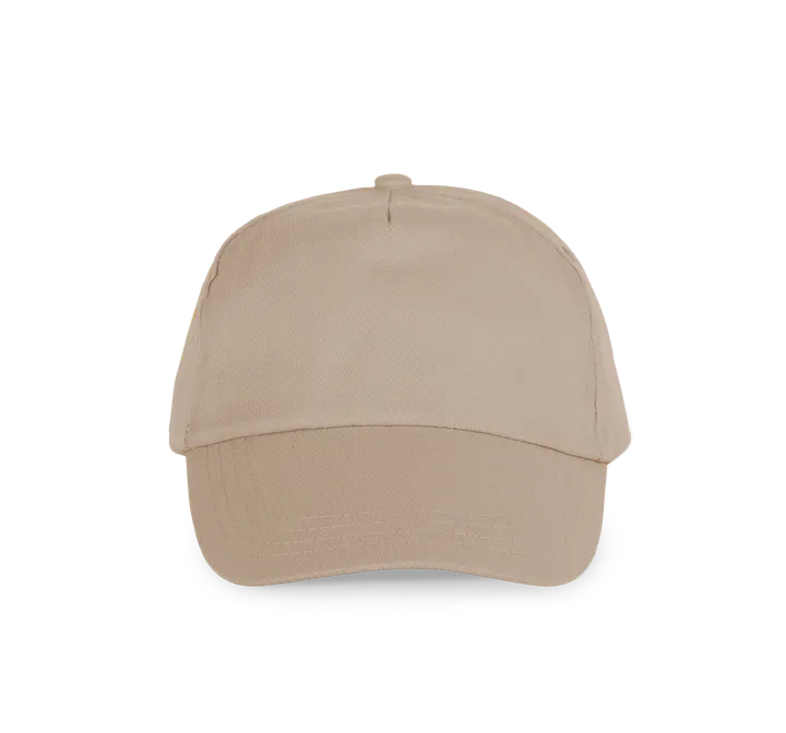 First - Casquette 5 panneaux Beige