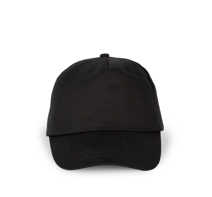First - Casquette 5 panneaux Black