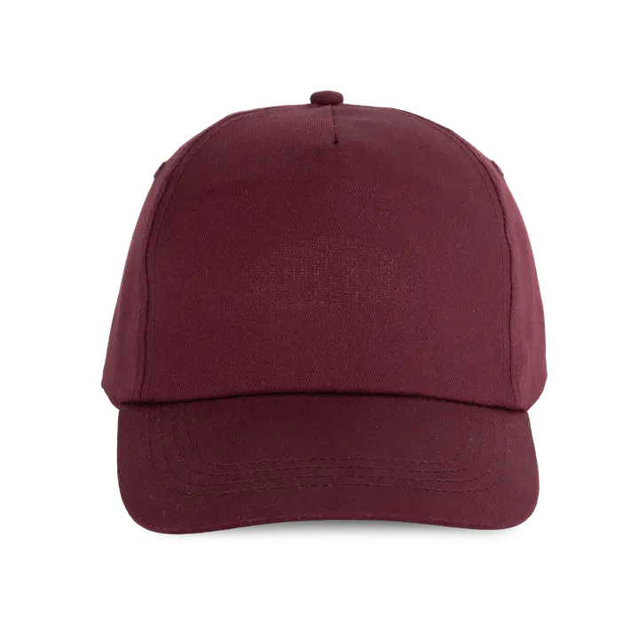 First - Casquette 5 panneaux Burgundy