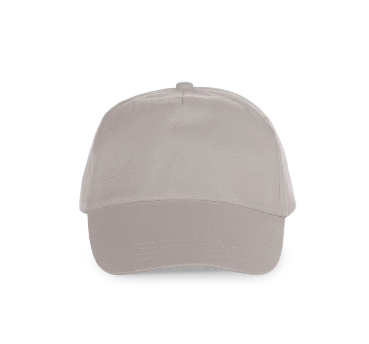 First - Casquette 5 panneaux Light Grey