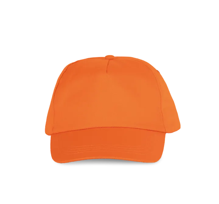 First - Casquette 5 panneaux Orange