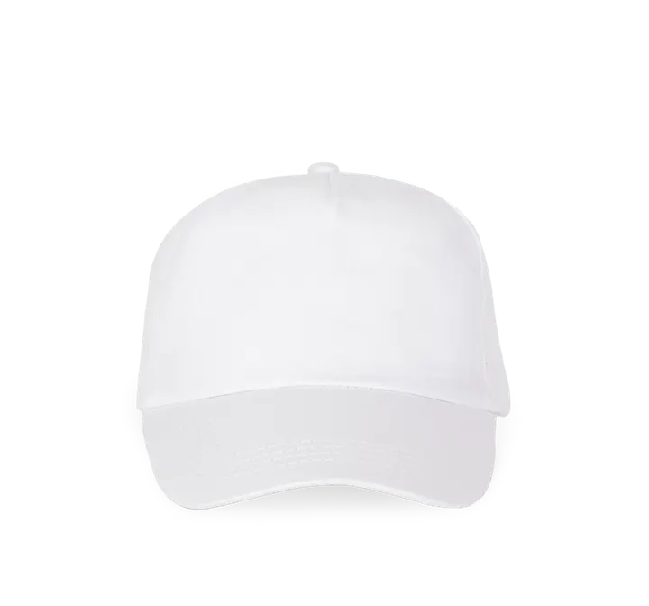 First - Casquette 5 panneaux White
