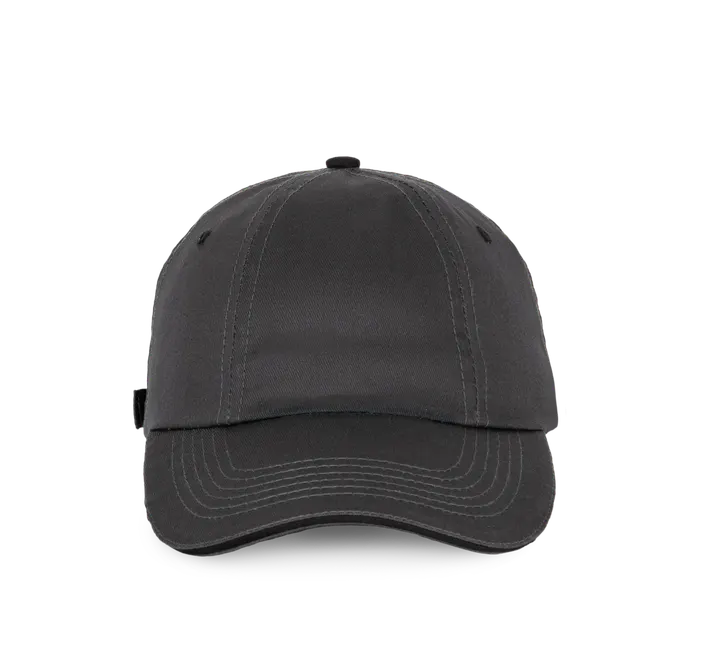 Top - 6-Panel-Kappe Dark Grey / Black