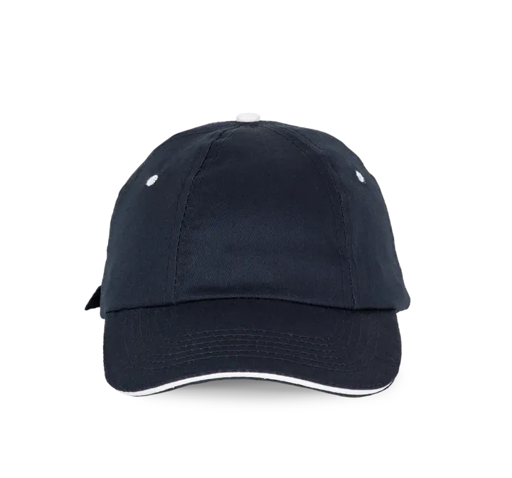 Top - 6-Panel-Kappe Navy / White