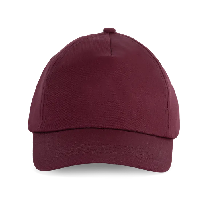 First kids - Casquette enfant 5 panneaux Burgundy
