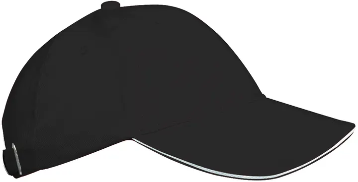 Orlando kids - Casquette 6 panneaux Dark Grey / Light Grey