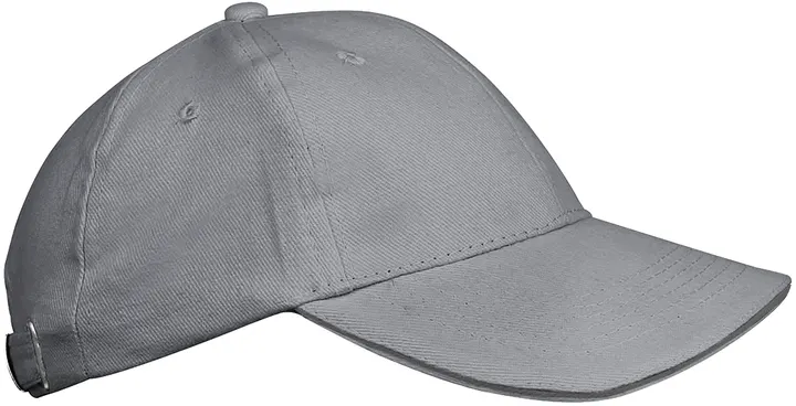Orlando kids - Casquette 6 panneaux Light Grey / Dark Grey