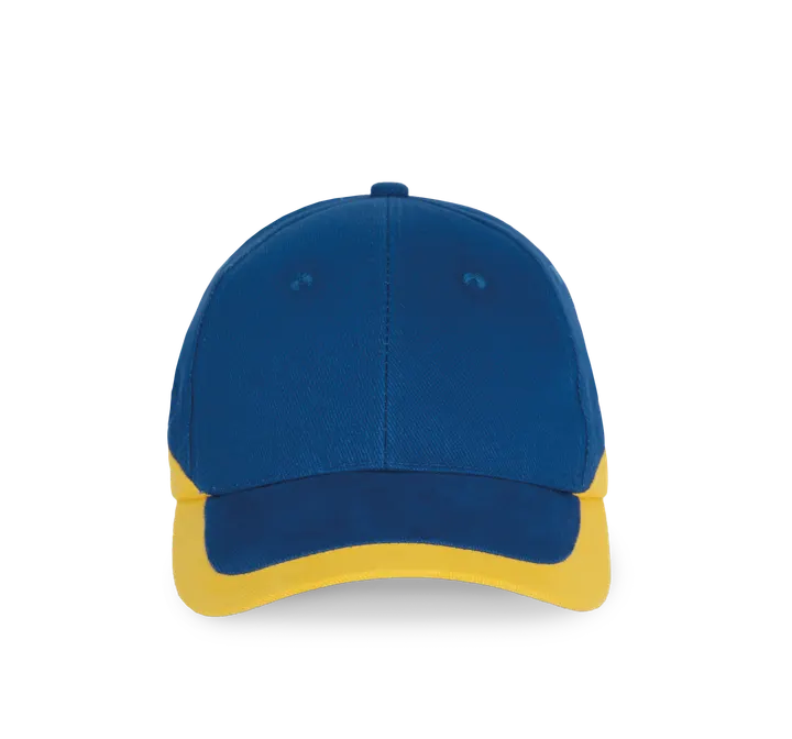 Racing - Casquette bicolore 6 panneaux Royal Blue / Yellow