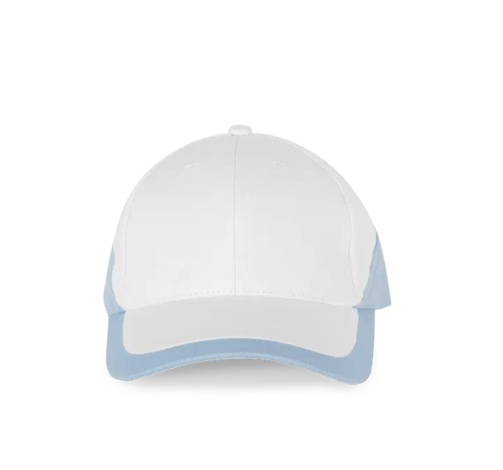 Racing - Casquette bicolore 6 panneaux White / Sky Blue