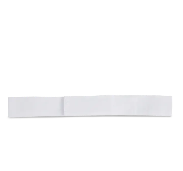 Farbiges Hutband für Strohhüte White