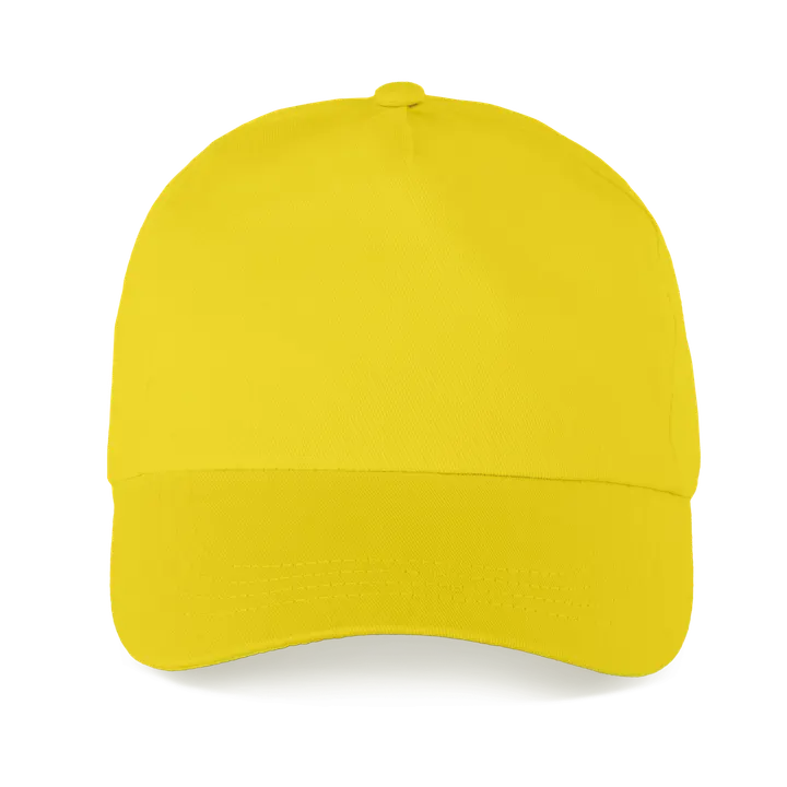 Casquette 5 panneaux Bright yellow