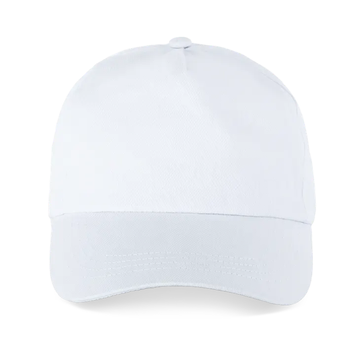Casquette 5 panneaux White