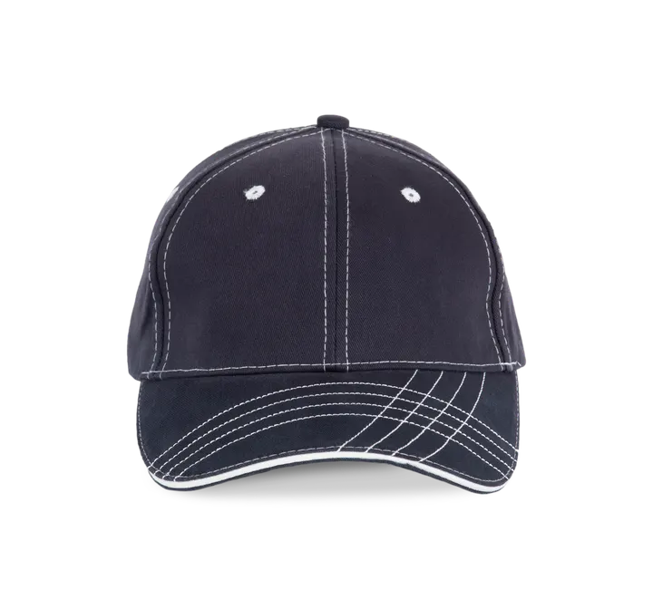 Casquette fashion - 6 panneaux Navy / White