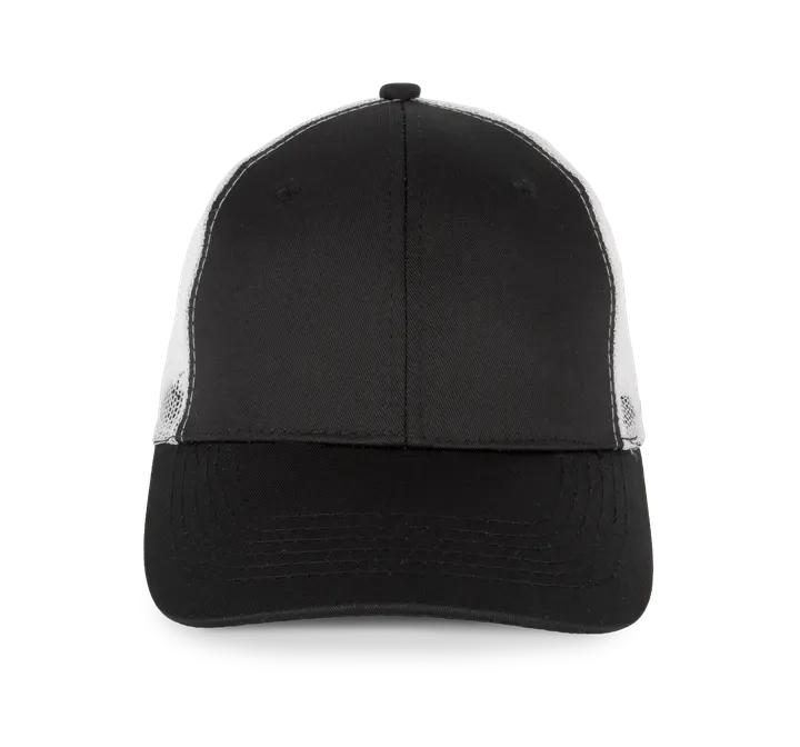 Trucker-Cap Black / White