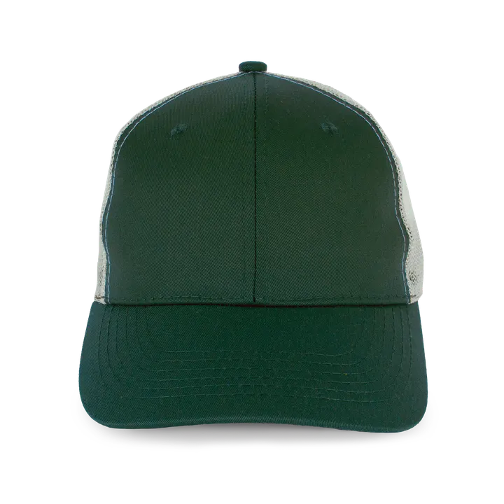 Trucker-Cap Forest Green / Light Grey