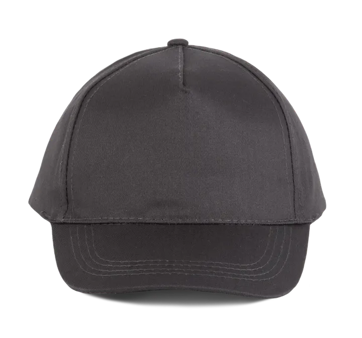 Casquette coton - 5 panneaux Dark Grey