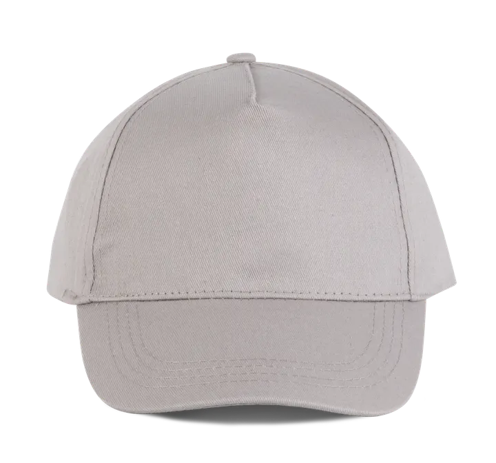 Casquette coton - 5 panneaux Light Grey